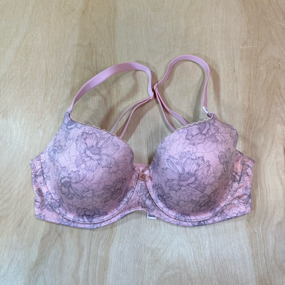 Victoria's Secret Pink Floral Lace Bra
